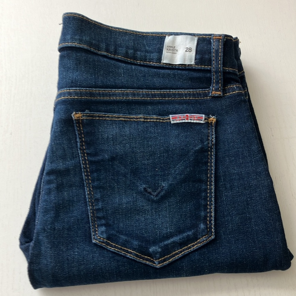 Hudson Krista Super Skinny Lightly Distressed (Size 28)